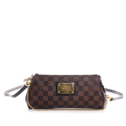Louis Vuitton Damier Ebene Eva Clutch 1 of 8