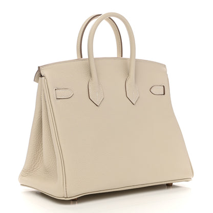 Hermes Togo Birkin 25 Craie 3 of 12