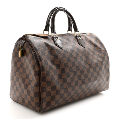 Louis Vuitton Damier Ebene Speedy 35 3 of 9