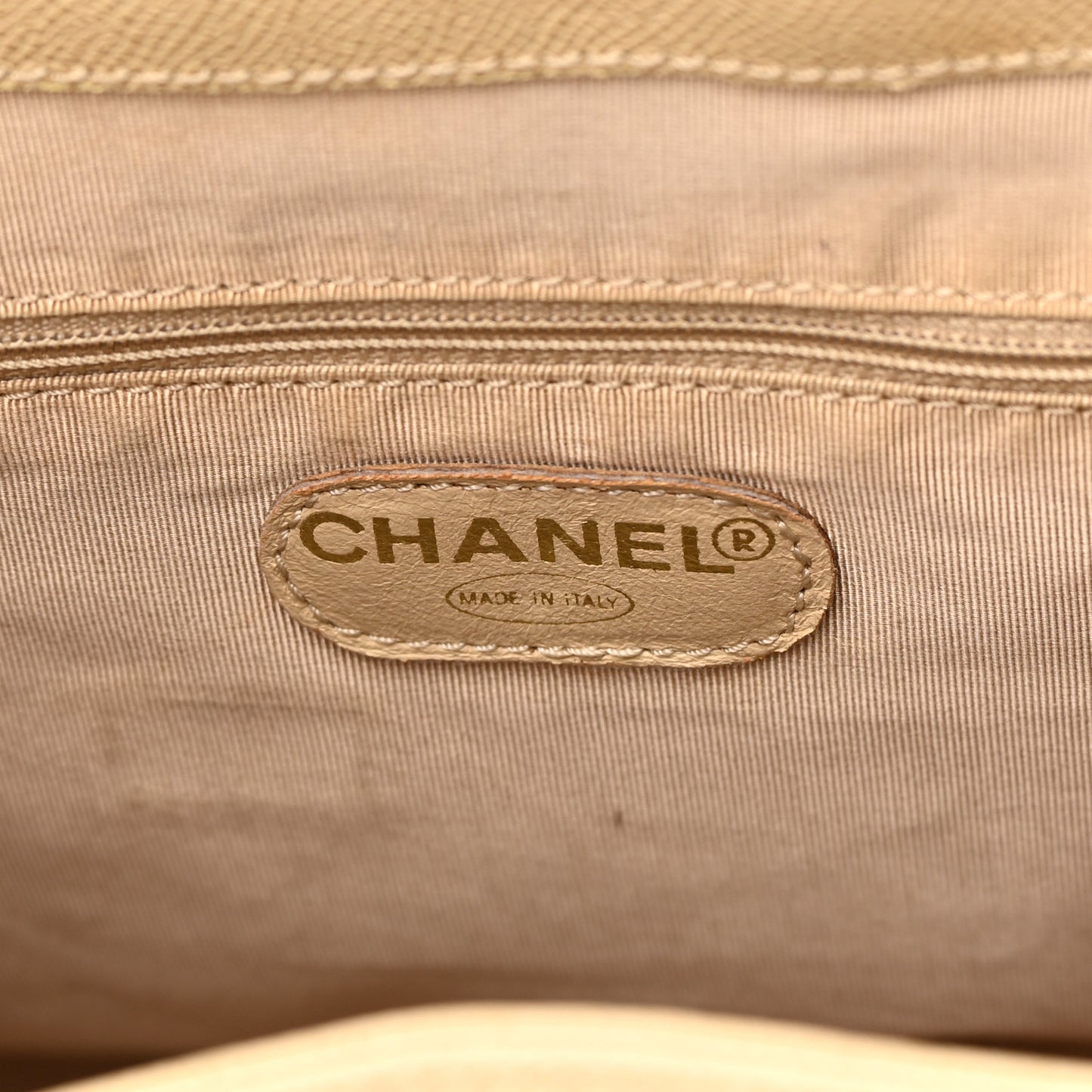 Caviar Tortoise CC Backpack Beige