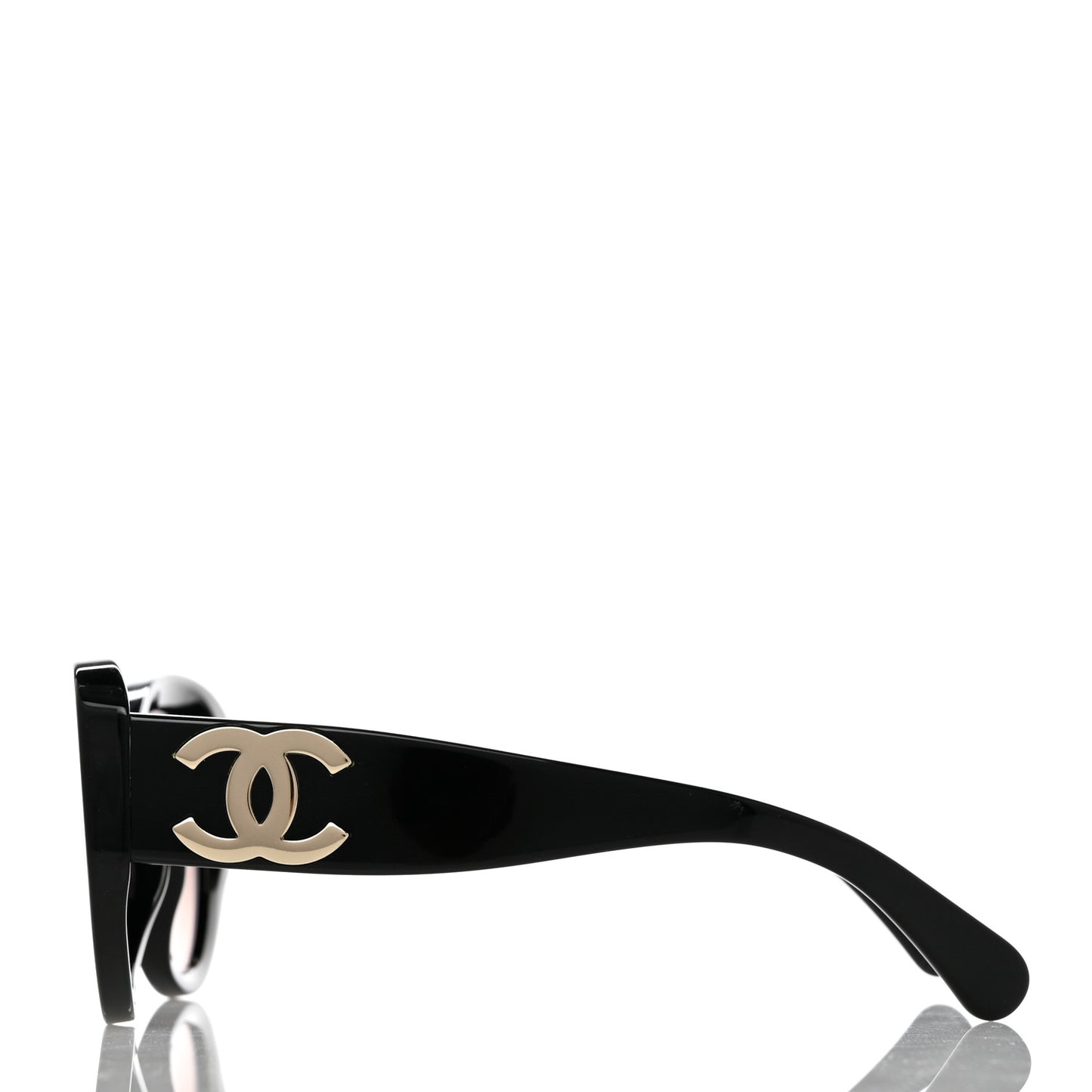 Acetate Butterfly Large CC Sunglasses 5492-A Black