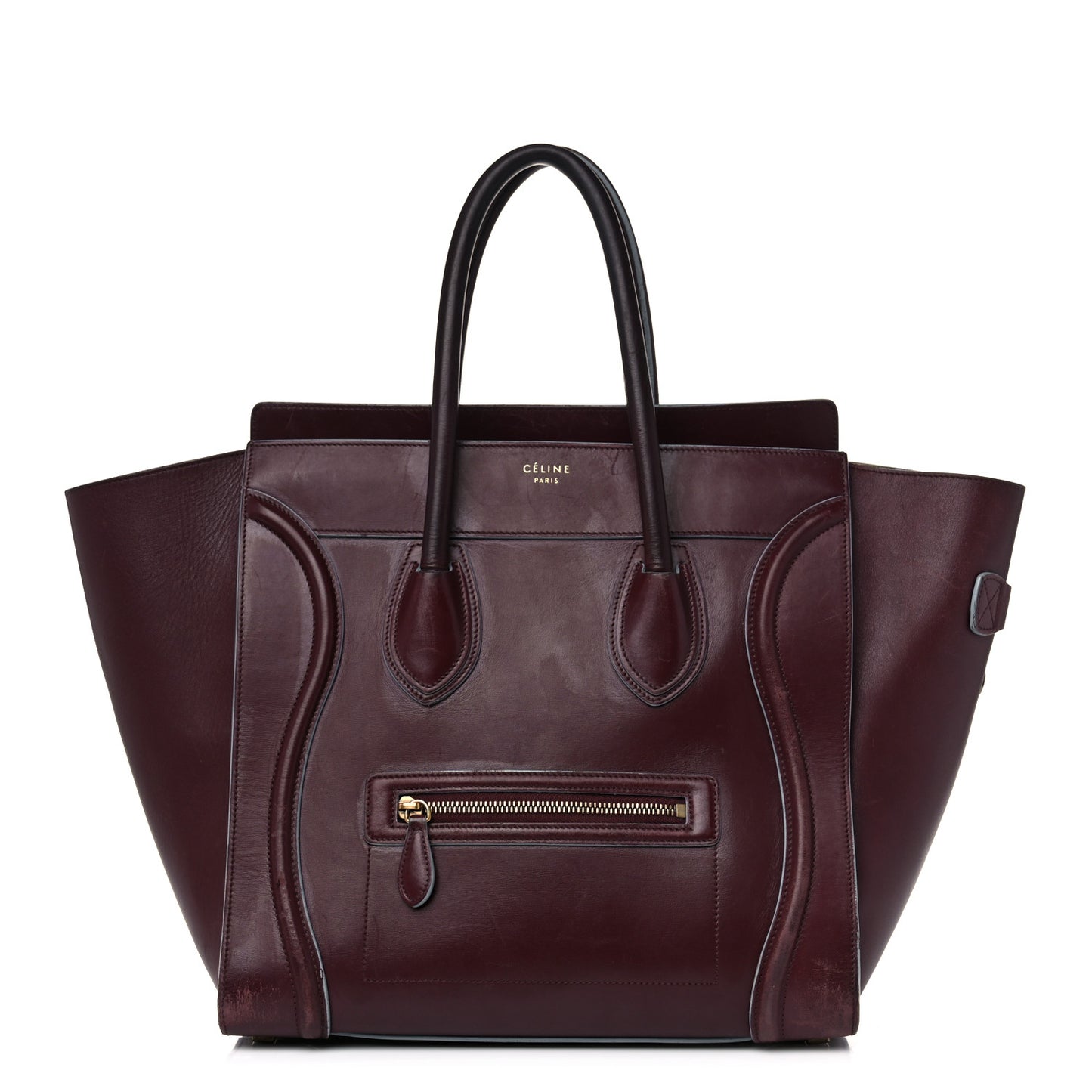 Palmelato Mini Luggage Burgundy Azur Blue