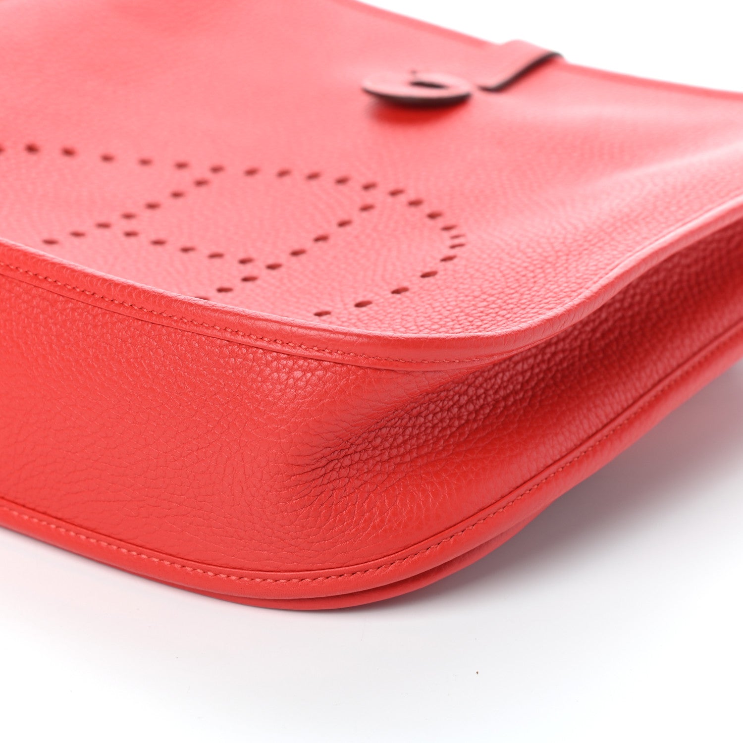 Hermes Taurillon Clemence Evelyne III PM Rouge Tomate 10 of 10