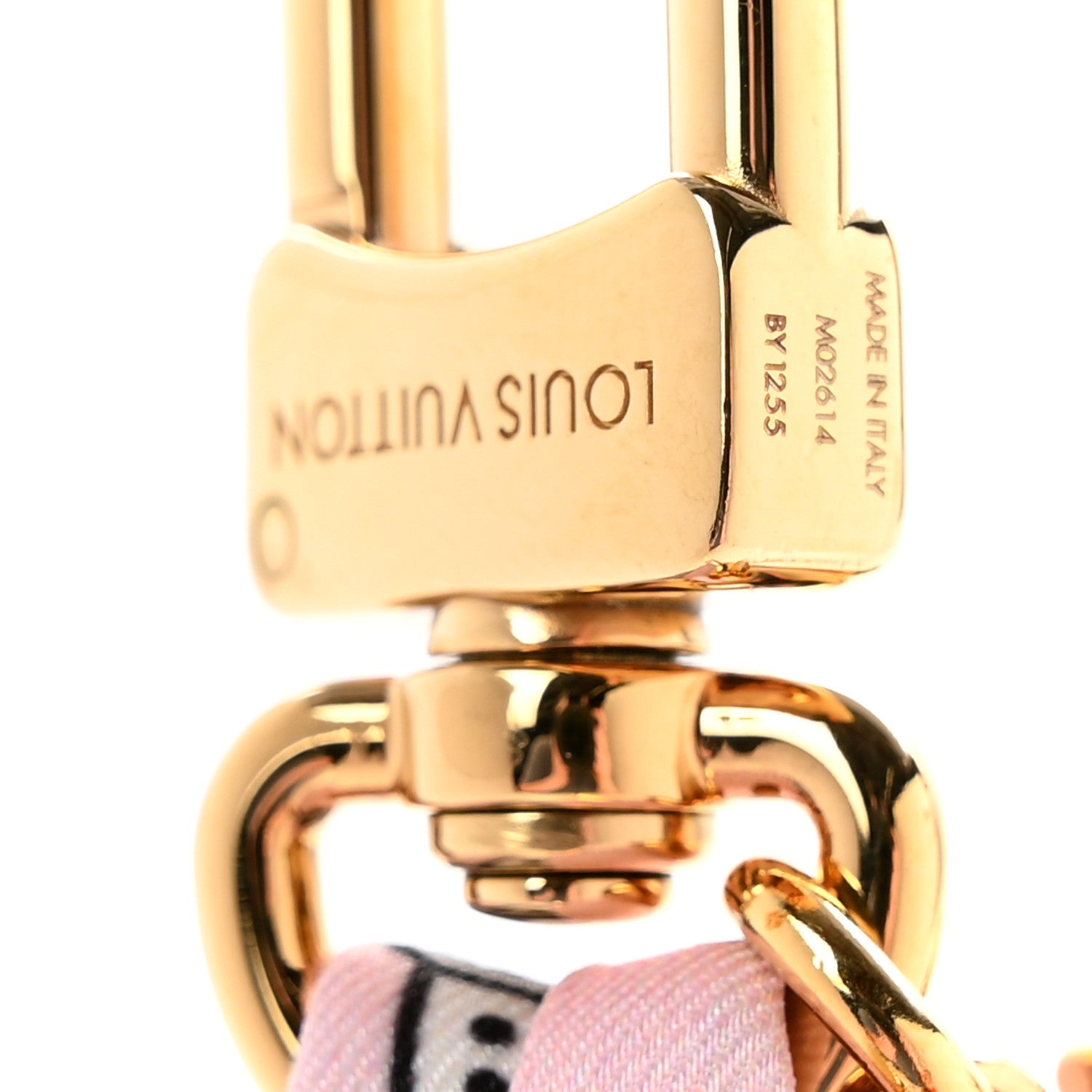 Louis Vuitton Monogram Bandana Bag Charm Pink 4 of 7