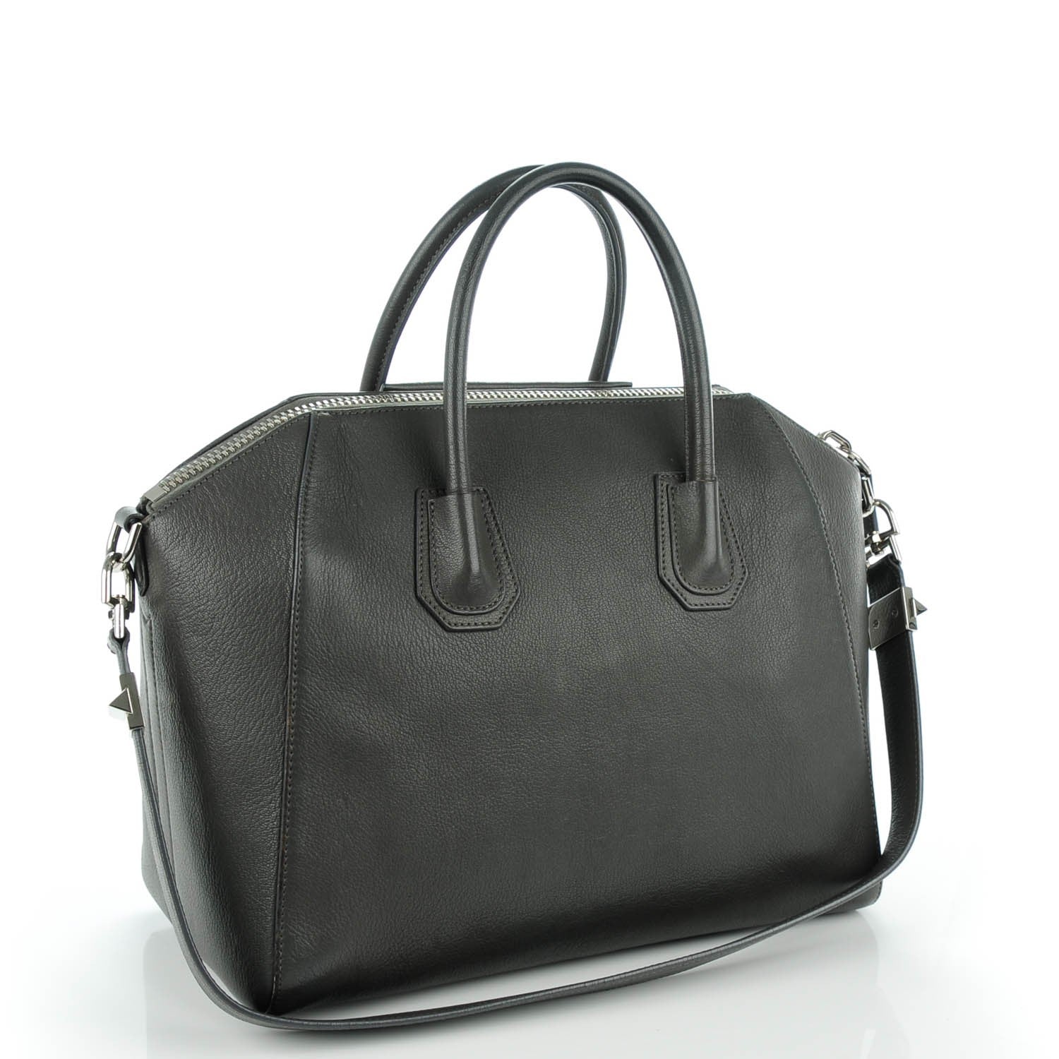Givenchy Sugar Grained Goatskin Medium Antigona Grey 3 of 7