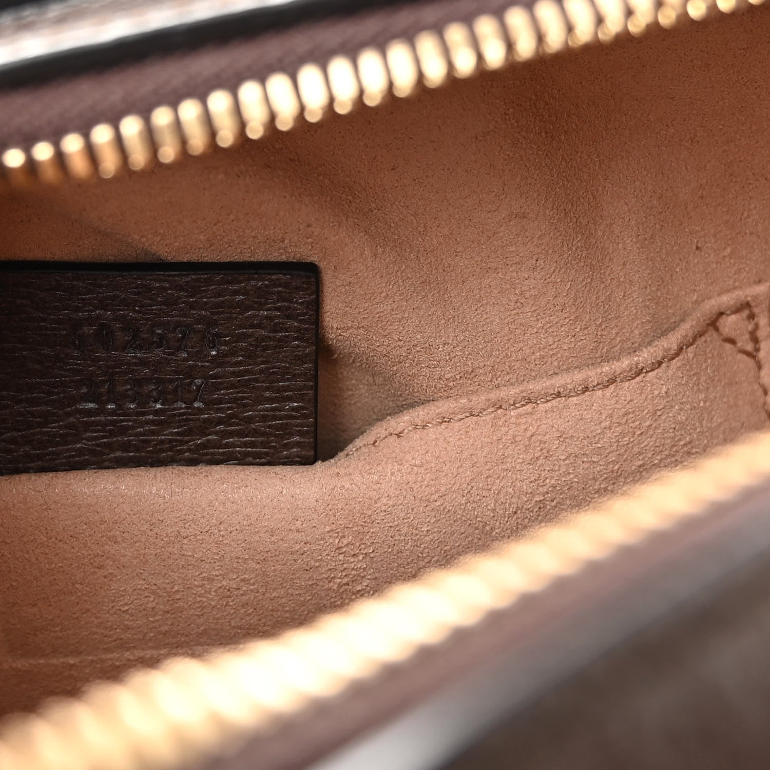 Gucci GG Supreme Monogram Mini Ophidia Top Handle Shoulder Bag Brown 6 of 9