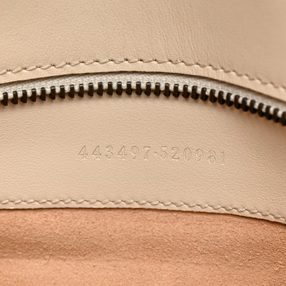 Gucci Calfskin Matelasse Small GG Marmont Shoulder Bag White 7 of 13
