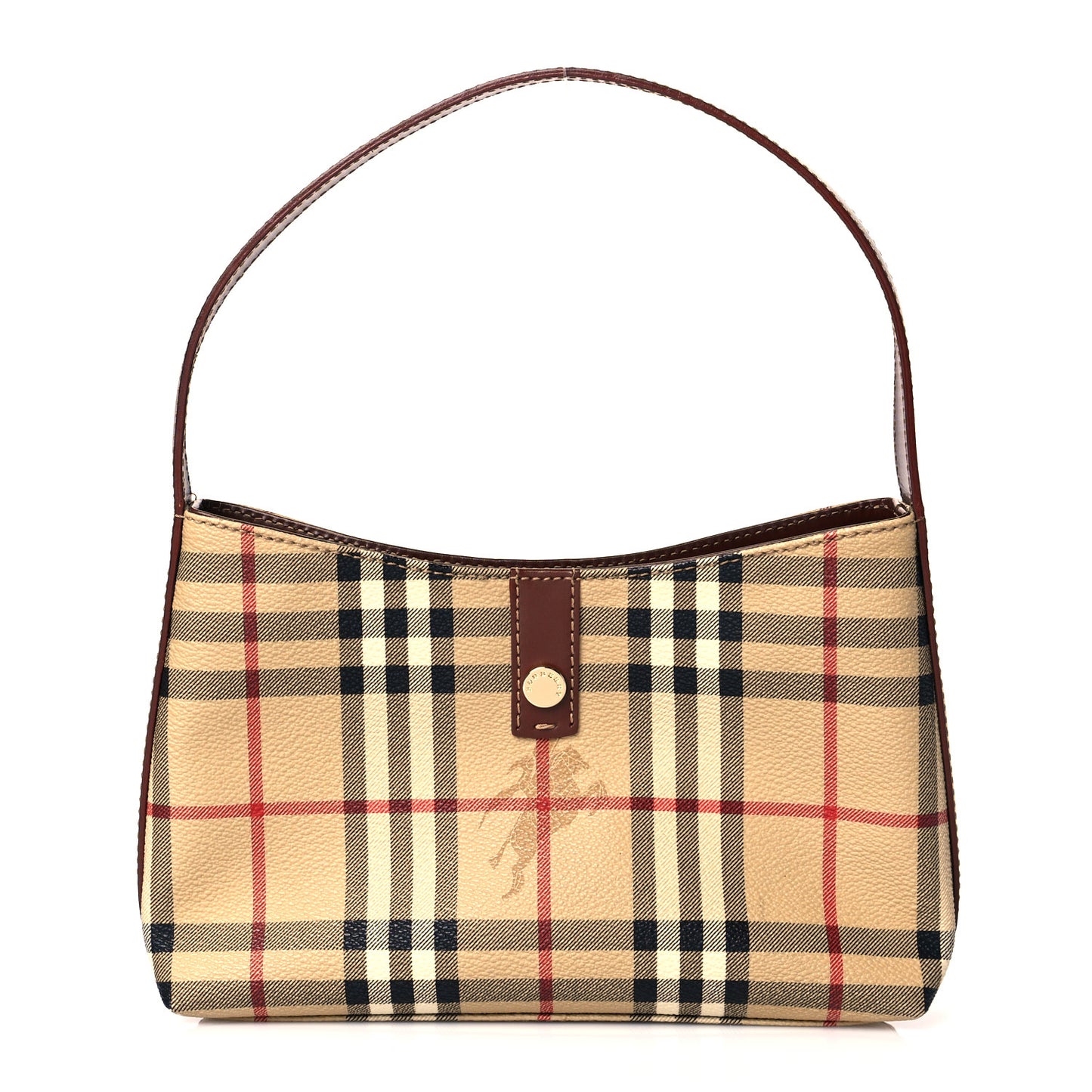 Haymarket Check Shoulder Bag Brown