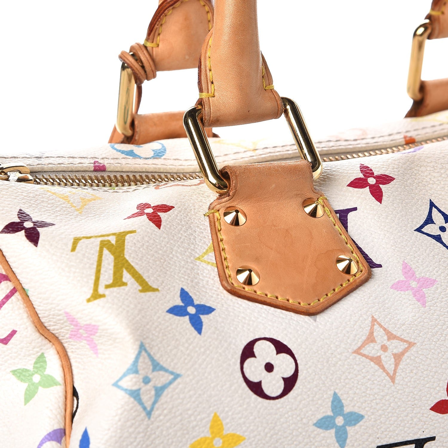 Louis Vuitton Monogram Multicolor Speedy 30 White 10 of 10