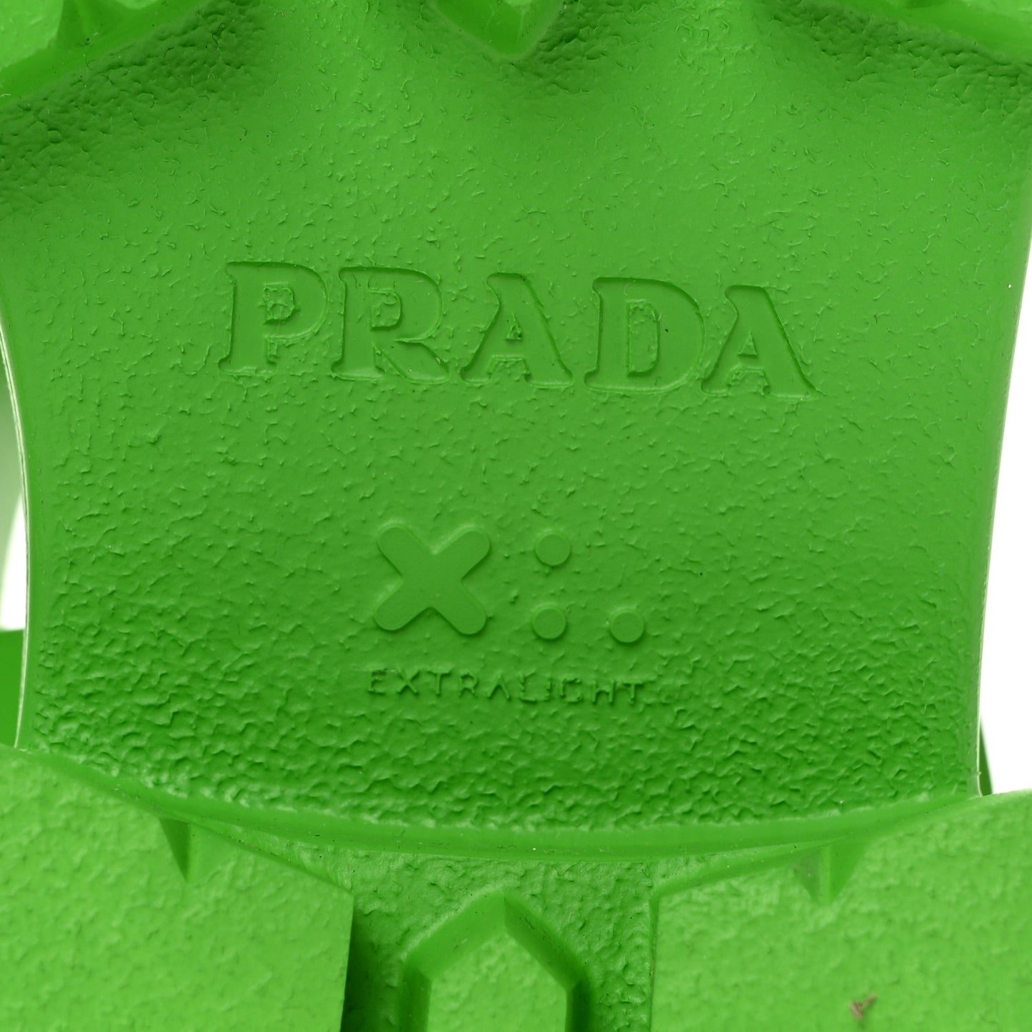 Foam Rubber Metal Triangle Logo Womens Monolith 55mm Cage Sandals 39 Mela
