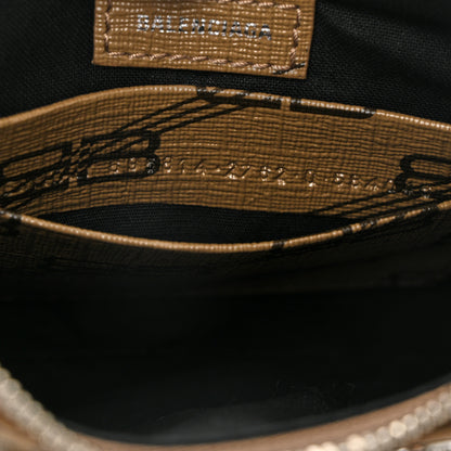 Balenciaga Coated Canvas BB Monogram Le Cagole Mini Purse With Chain Beige Brown 7 of 10