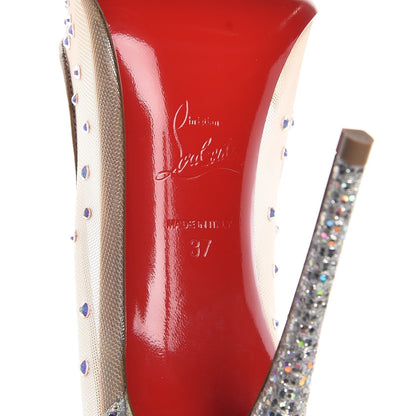 Christian Louboutin Crystal Strass Follies 100 Pumps 37 Crystal 6 of 11