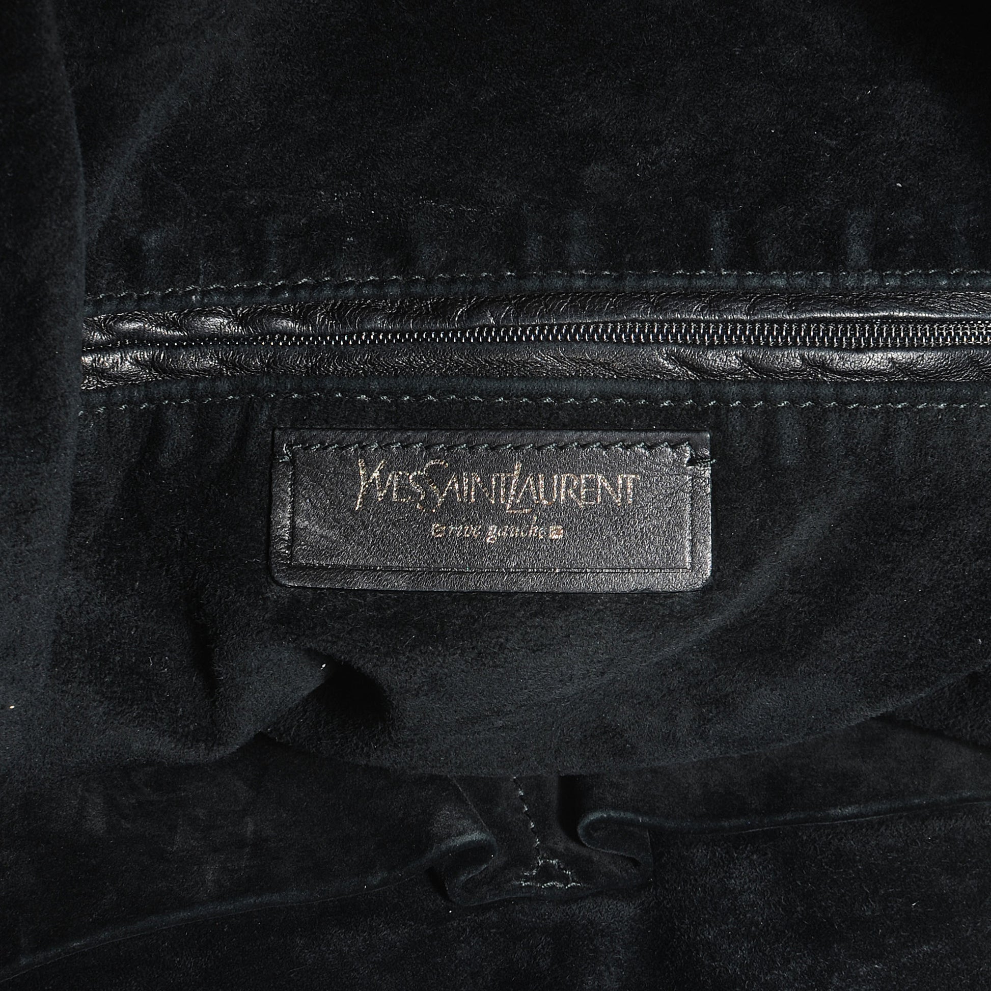Saint Laurent Leather Large Roady Covered Chain Hobo Black 6 of 8