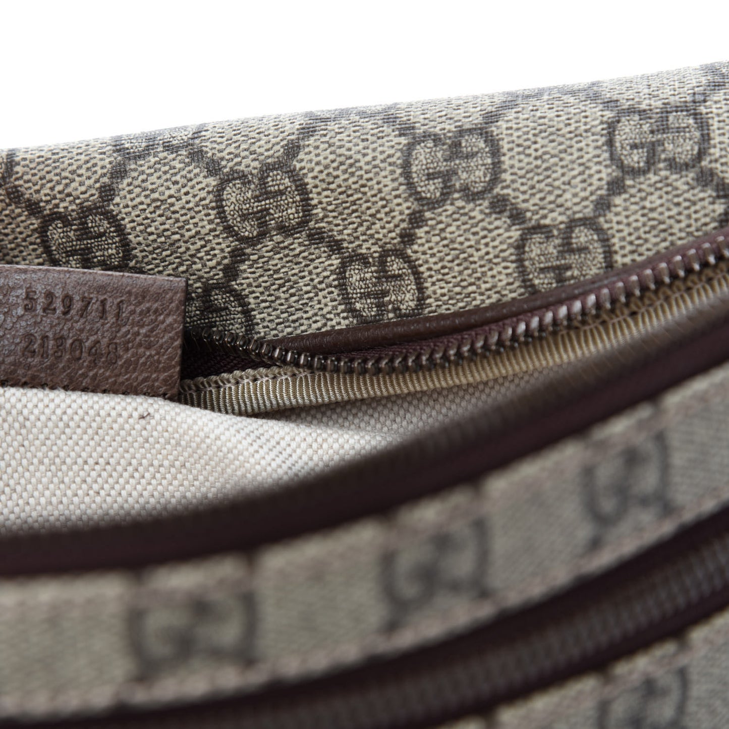 GG Supreme Monogram Courrier Belt Bag Beige New Acero
