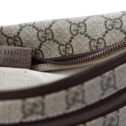 Gucci GG Supreme Monogram Courrier Belt Bag Beige New Acero 9 of 10