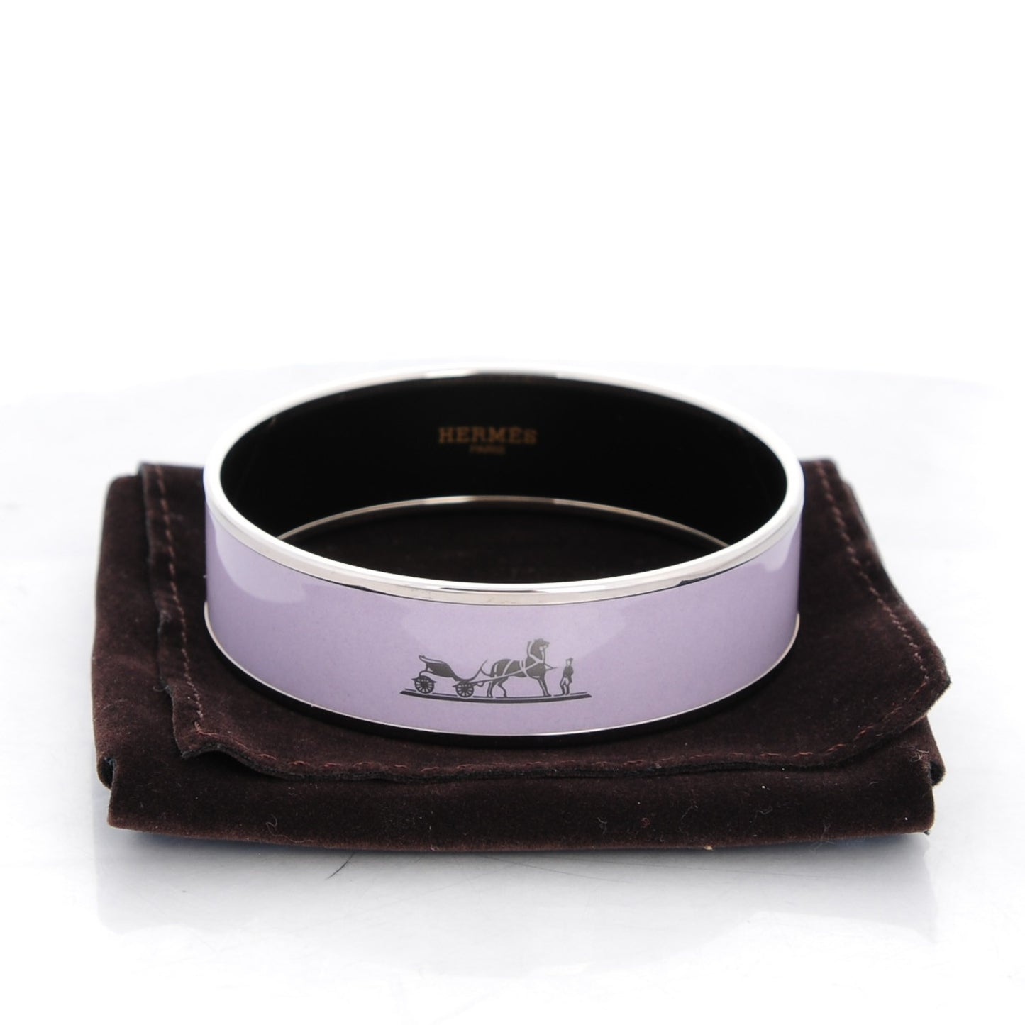 Enamel Printed Wide Caleche Bracelet 65