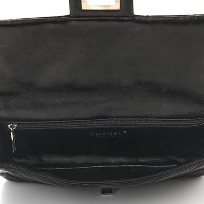 Chanel Calfskin Quilted Large Roll 2.55 Reissue Clutch Black 5 of 12