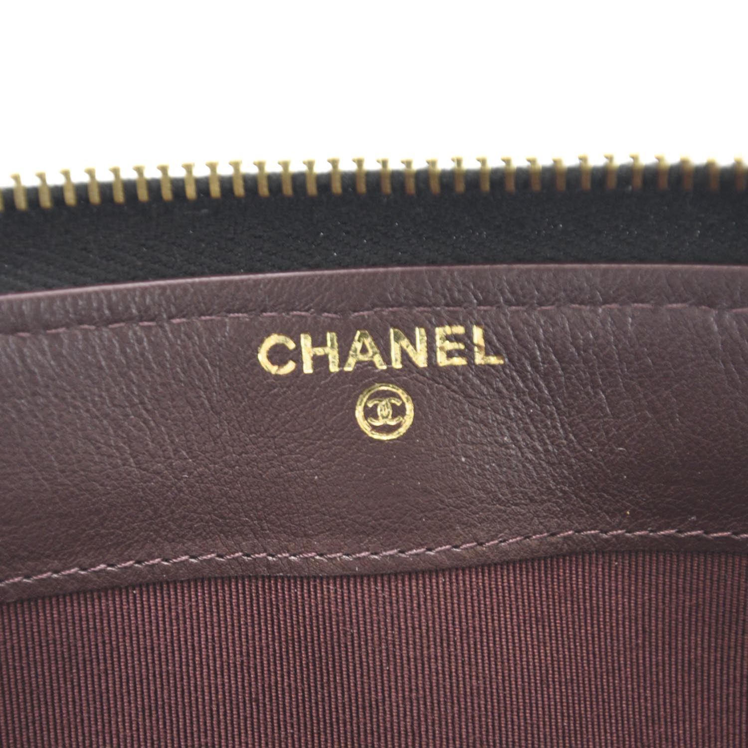 Chanel Caviar Large Gusset Zip Around Wallet Black 6 of 8