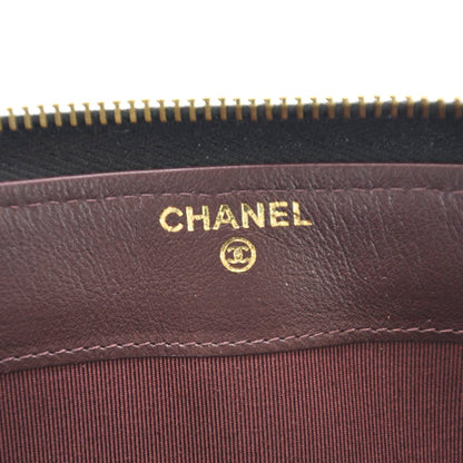 Chanel Caviar Large Gusset Zip Around Wallet Black 6 of 8