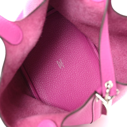 Hermes Taurillon Clemence Picotin Lock 18 PM Magnolia 5 of 12