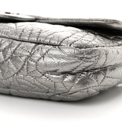 Chanel Vinyl Small Graphic Edge Flap Silver 11 of 11