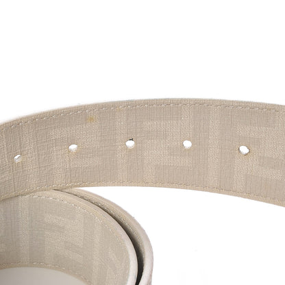 Fendi Zucca Spalmati College Belt 85 34 White 4 of 7