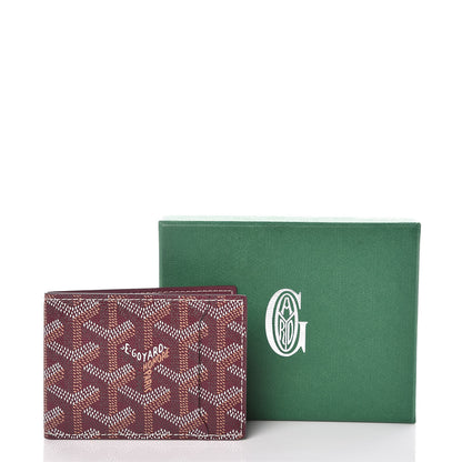 Goyard Goyardine Multi Slot Bi-Fold Wallet Burgundy 8 of 8