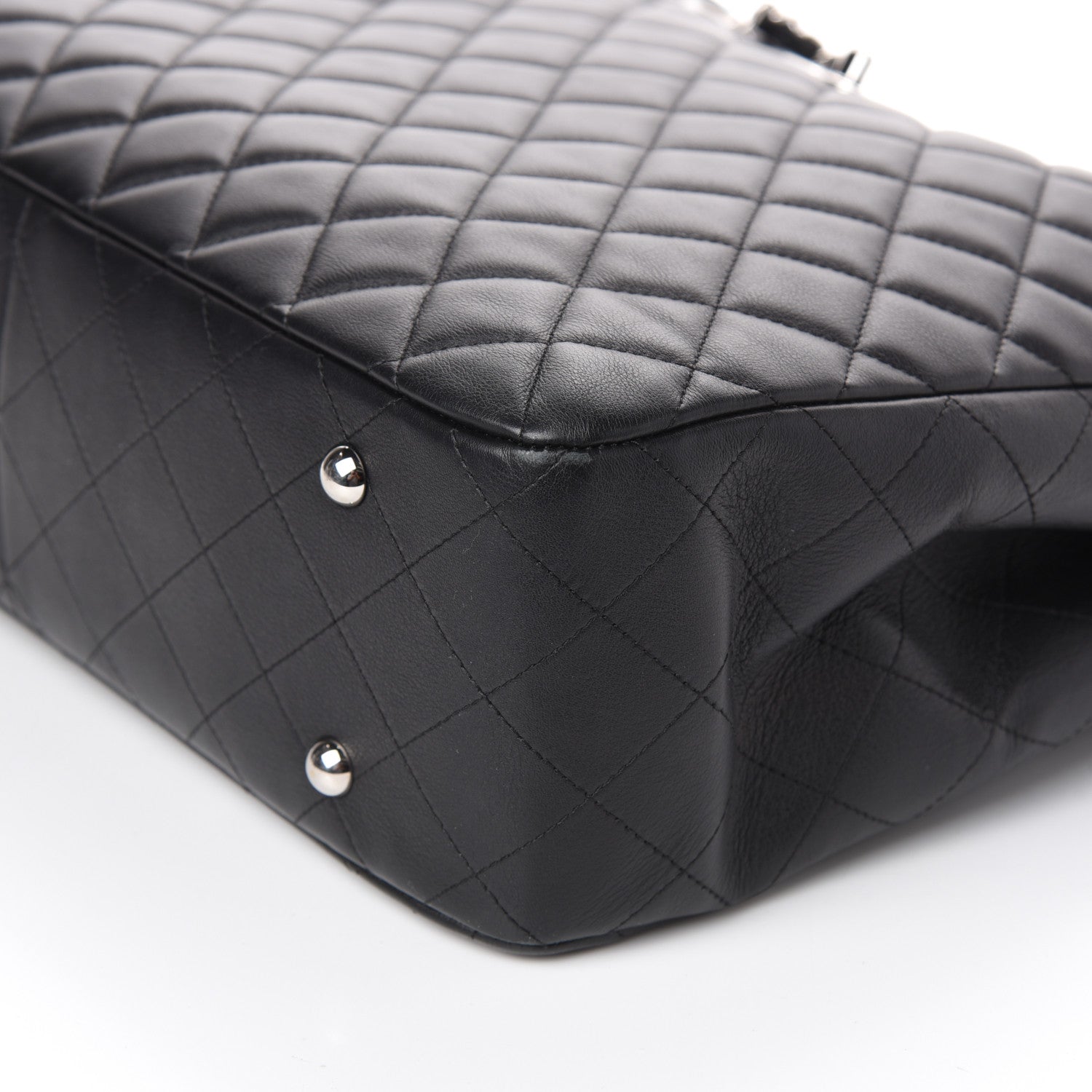 Chanel Calfskin Quilted Large Classic Shopping Tote Black 10 of 10