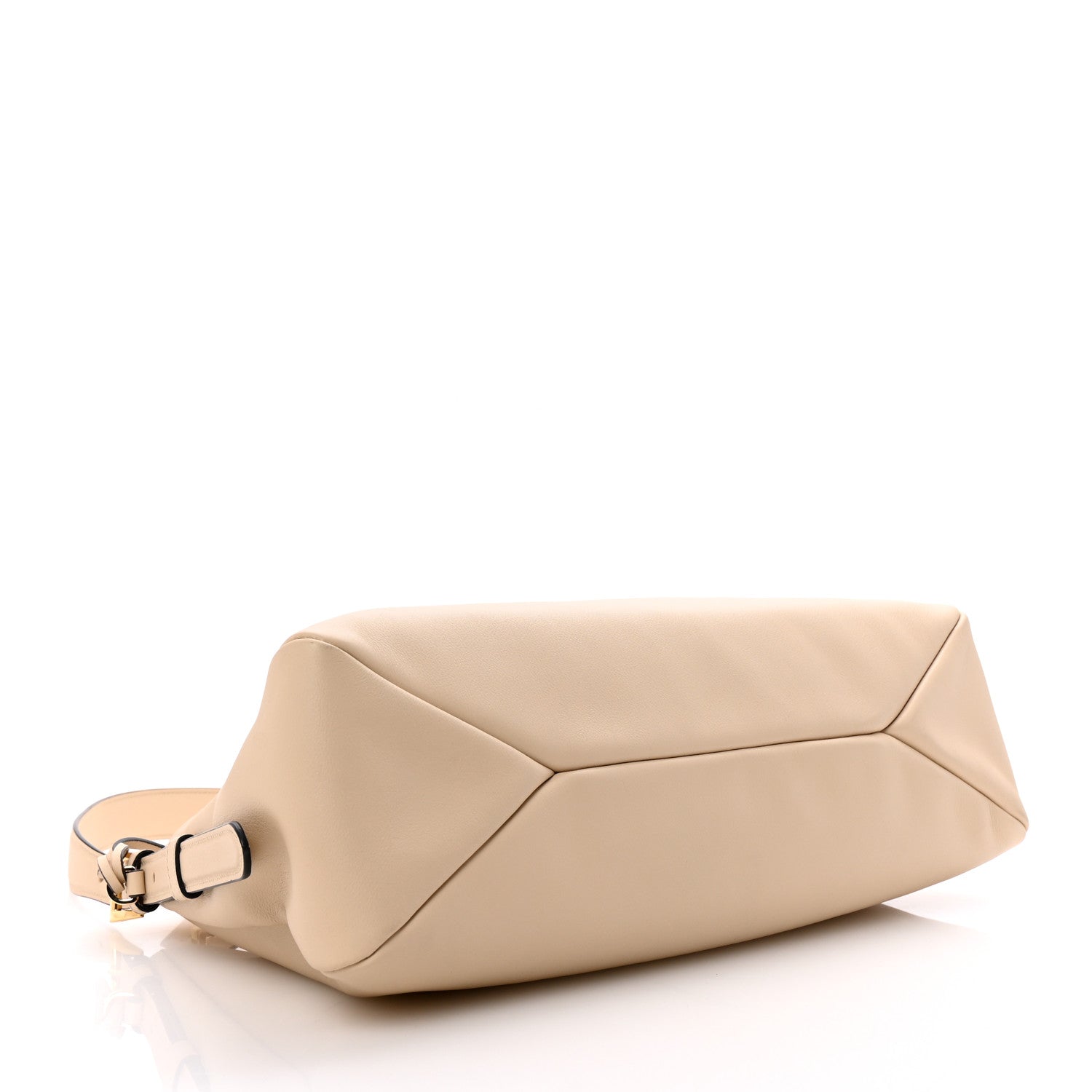 Prada Soft Calfskin Large Aimée Shoulder Bag Travertine 3 of 9