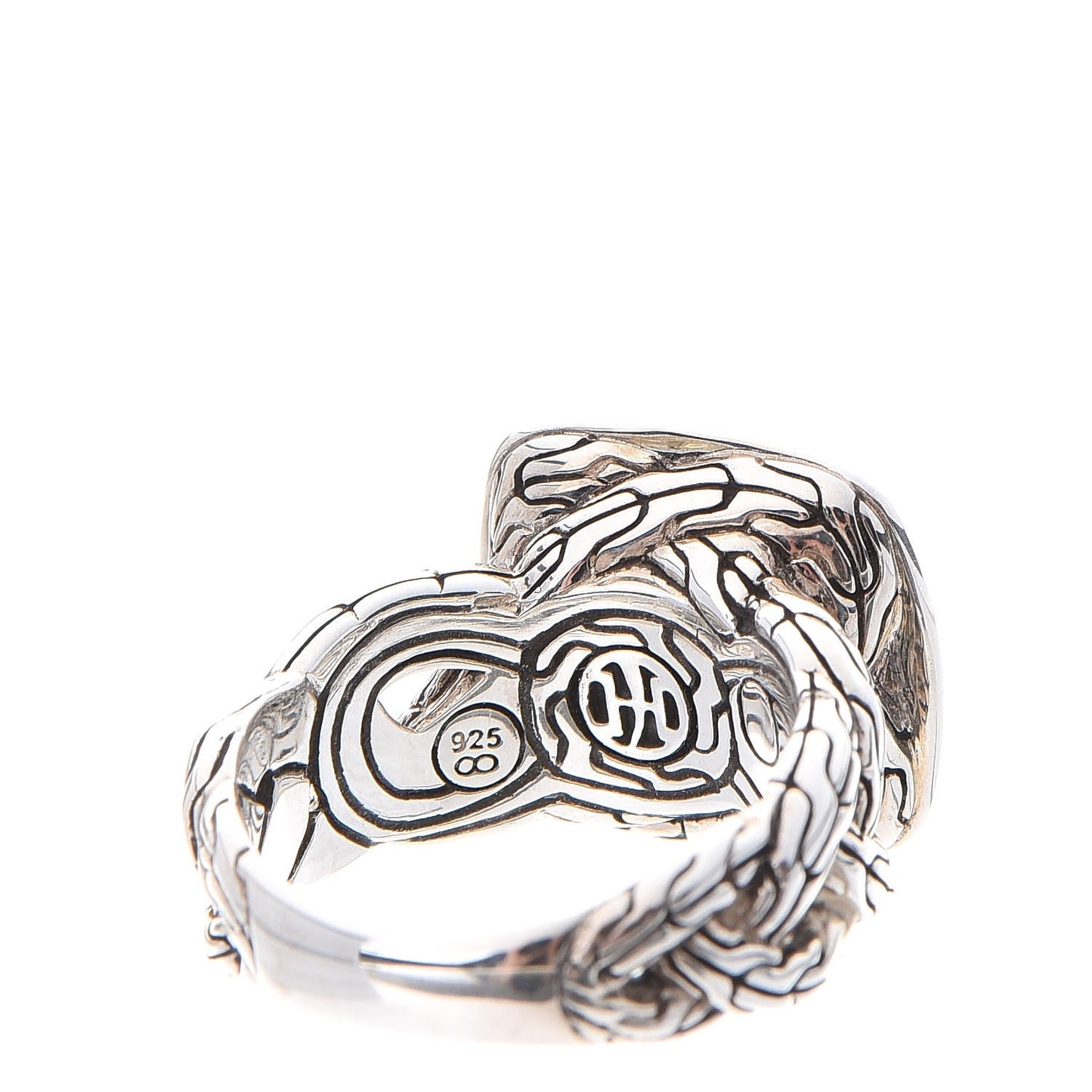 Sterling Silver Pink Sapphire Classic Chain Ring 53 6.25