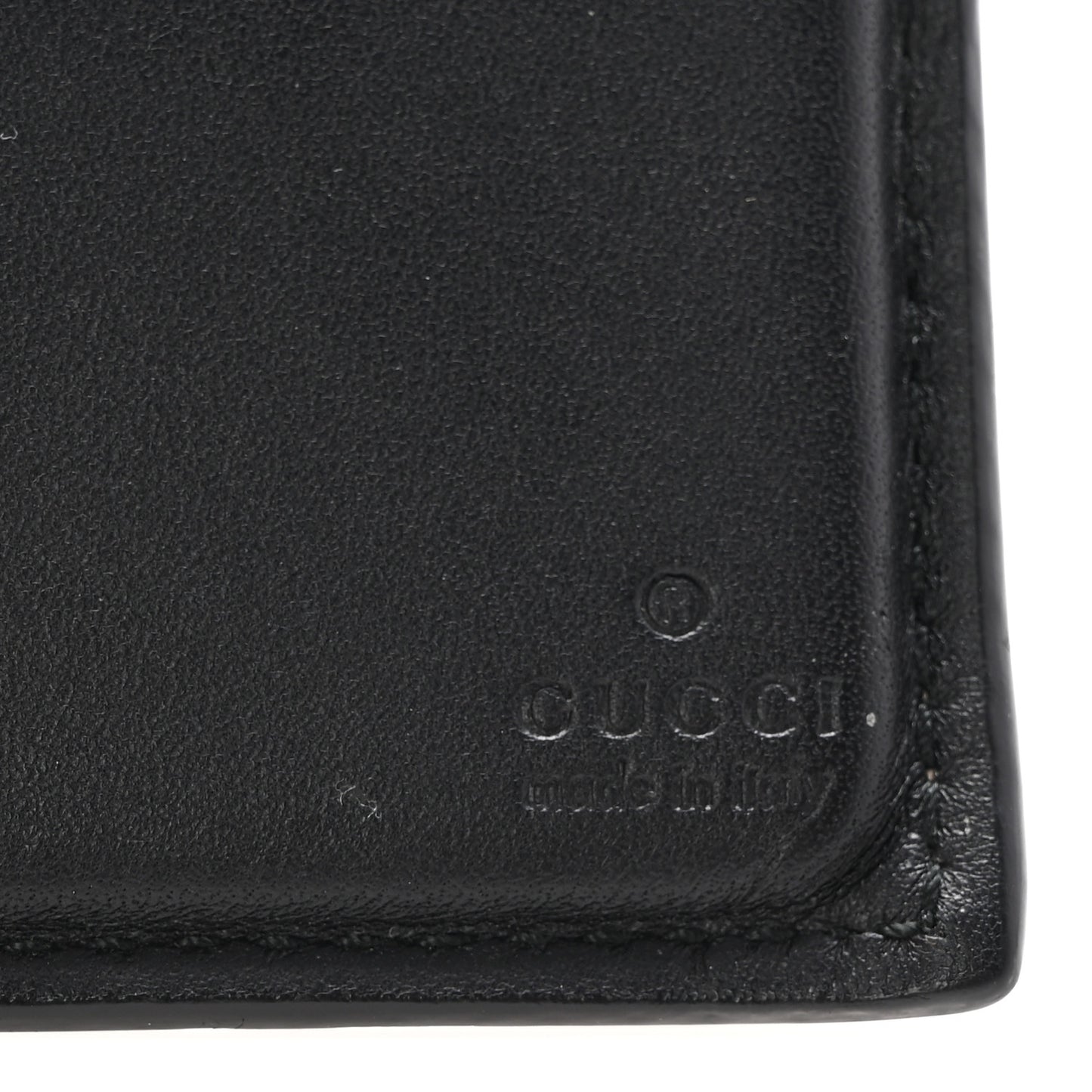 GG Supreme Monogram Bee Bi-Fold Wallet Beige