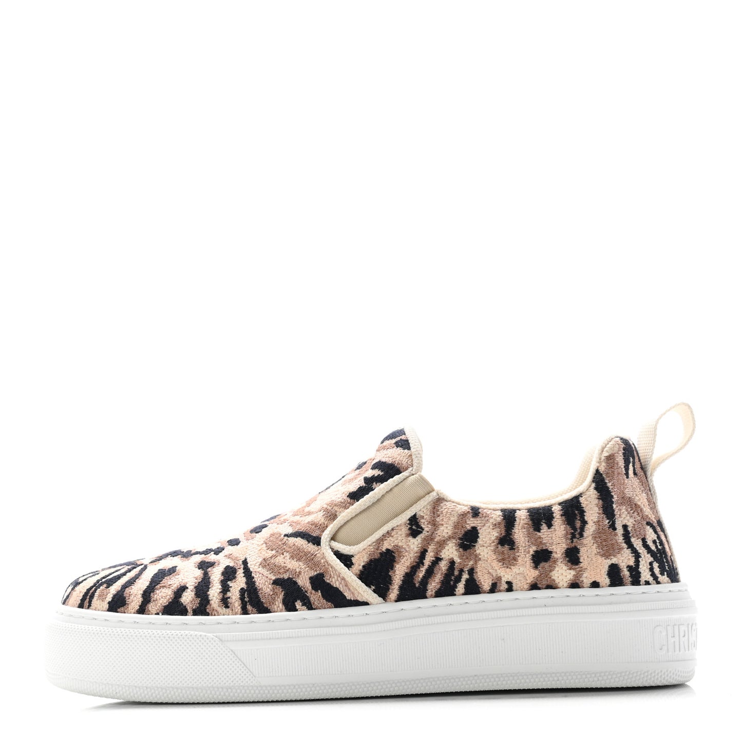 Canvas Tie and Dior Embroidered Womens Solar Slip On Sneakers 37 Multicolor