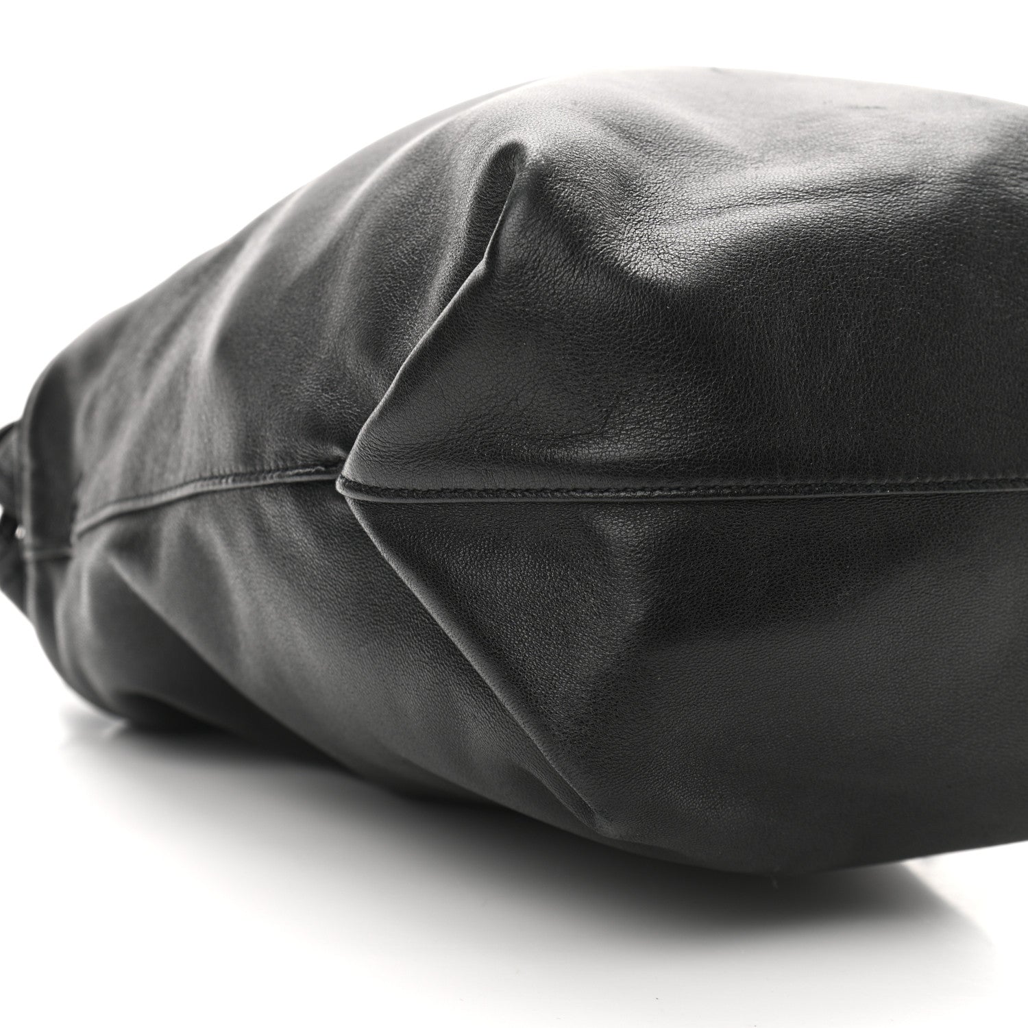 Saint Laurent Lambskin Small Teddy Bucket Bag Black 10 of 12