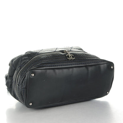 Chanel Lambskin Expandable Tote Dark Navy 4 of 9