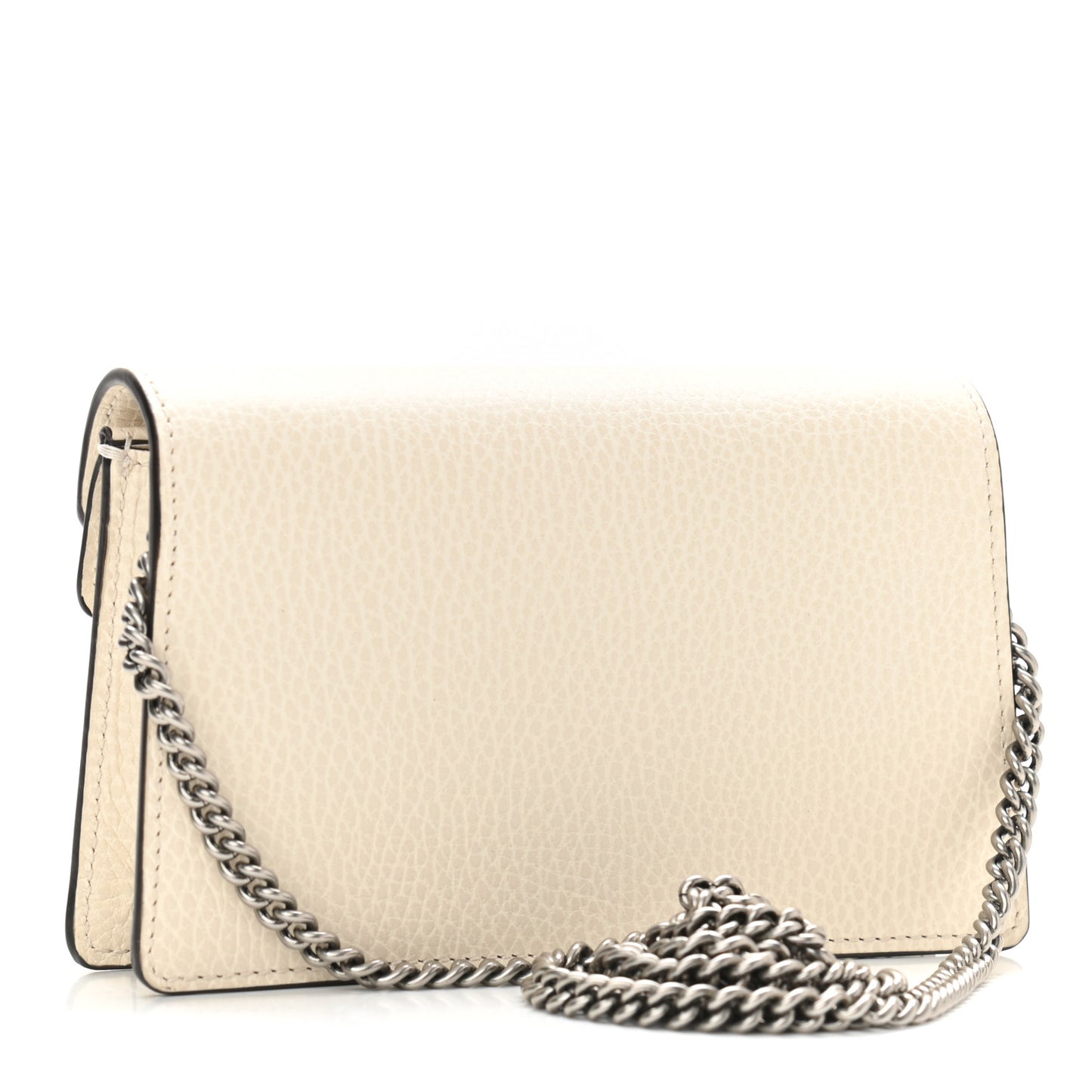 Dollar Calfskin Crystal Super Mini Dionysus Shoulder Bag Mystic White Black Diamond