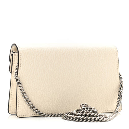 Gucci Dollar Calfskin Crystal Super Mini Dionysus Shoulder Bag Mystic White Black Diamond 3 of 10