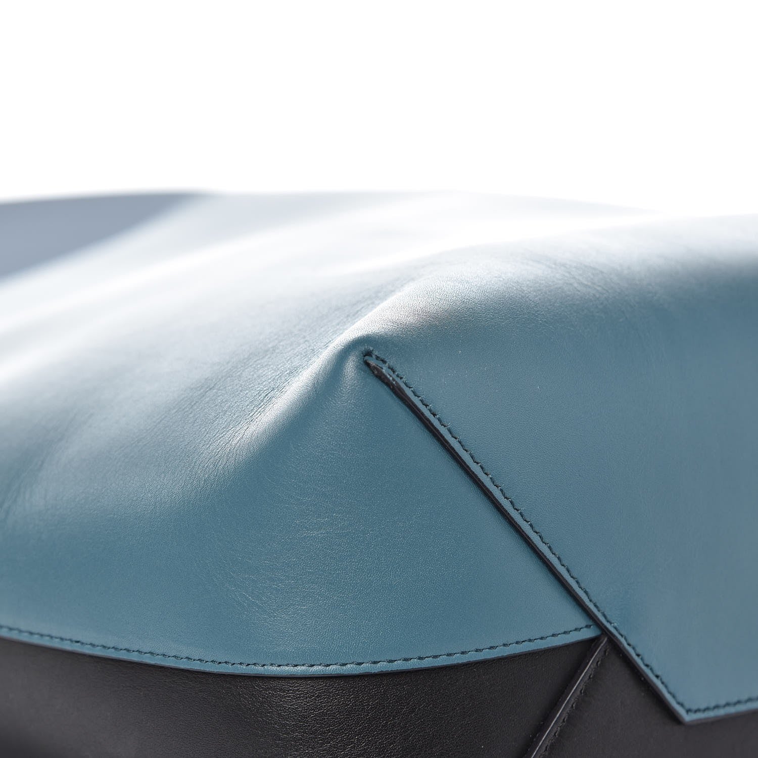 Celine Shiny Smooth Calfskin Small Twisted Cabas Ocean Black 15 of 16