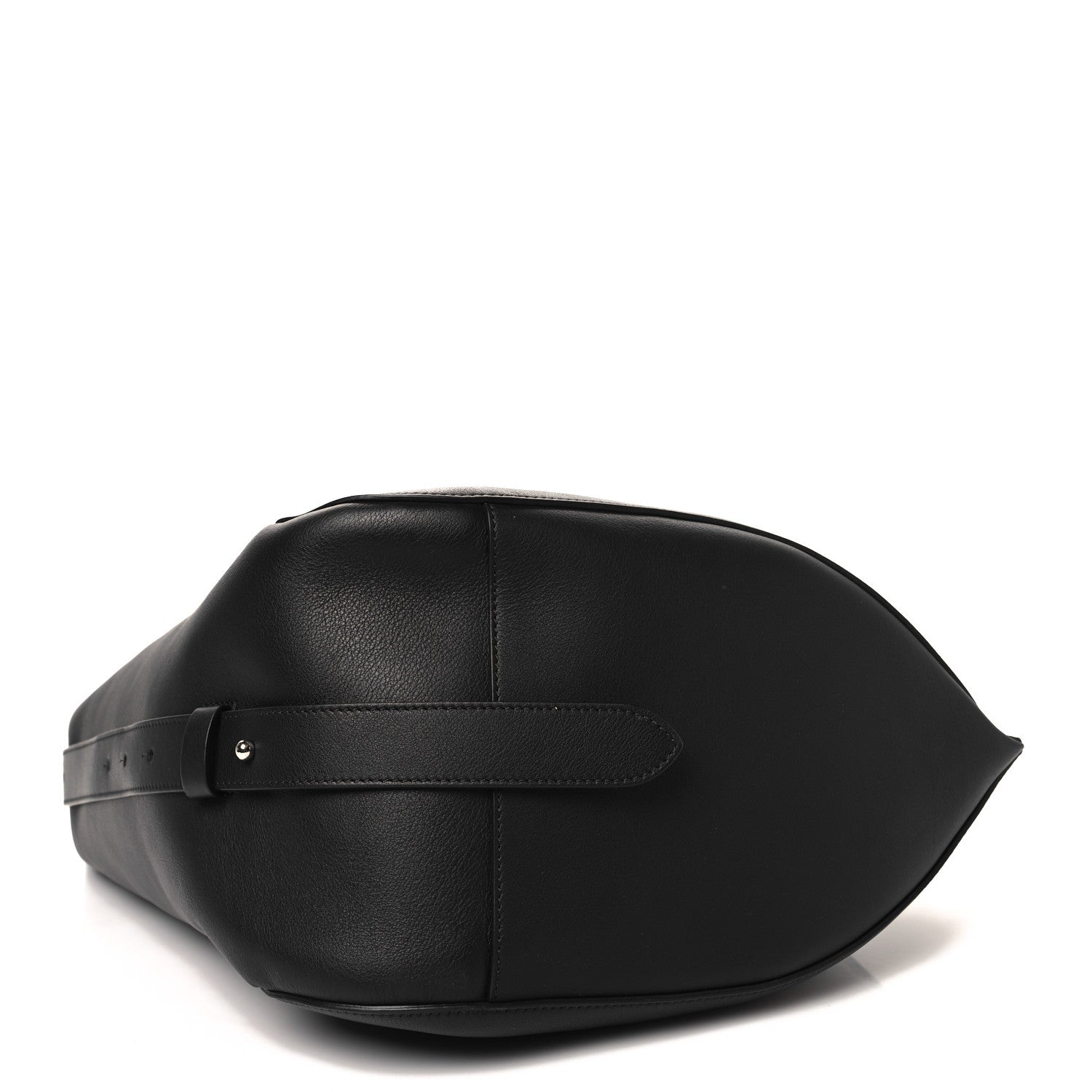 Lanvin Calfskin Large Hook Bag Black 5 of 10