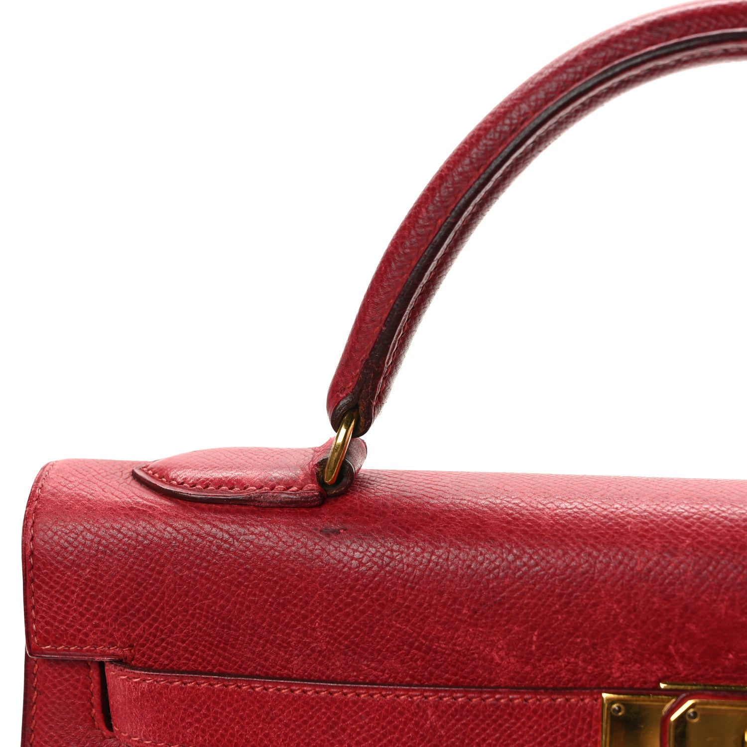Hermes Courchevel Kelly Sellier 32 Rouge Vif 14 of 14