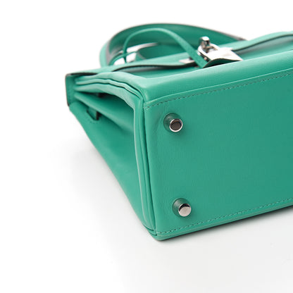 Hermes Swift Kelly Retourne 25 Vert Verone 7 of 9