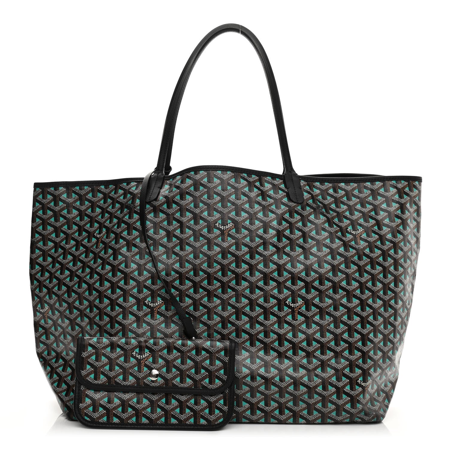 Goyard Goyardine Saint Louis Claire Voie GM Black Opaline 1 of 16