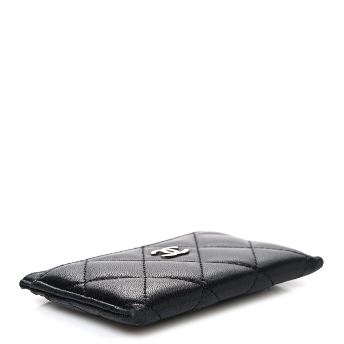 Chanel Lambskin Quilted Card Holder Black 4 of 9