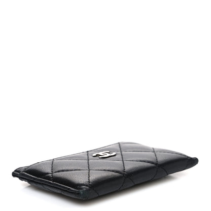 Chanel Lambskin Quilted Card Holder Black 4 of 9