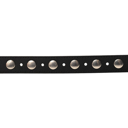 Gucci Calfskin Slim Studded Belt 95 38 Black 4 of 5