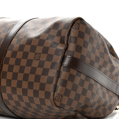Louis Vuitton Damier Ebene Keepall Bandouliere 45 10 of 16