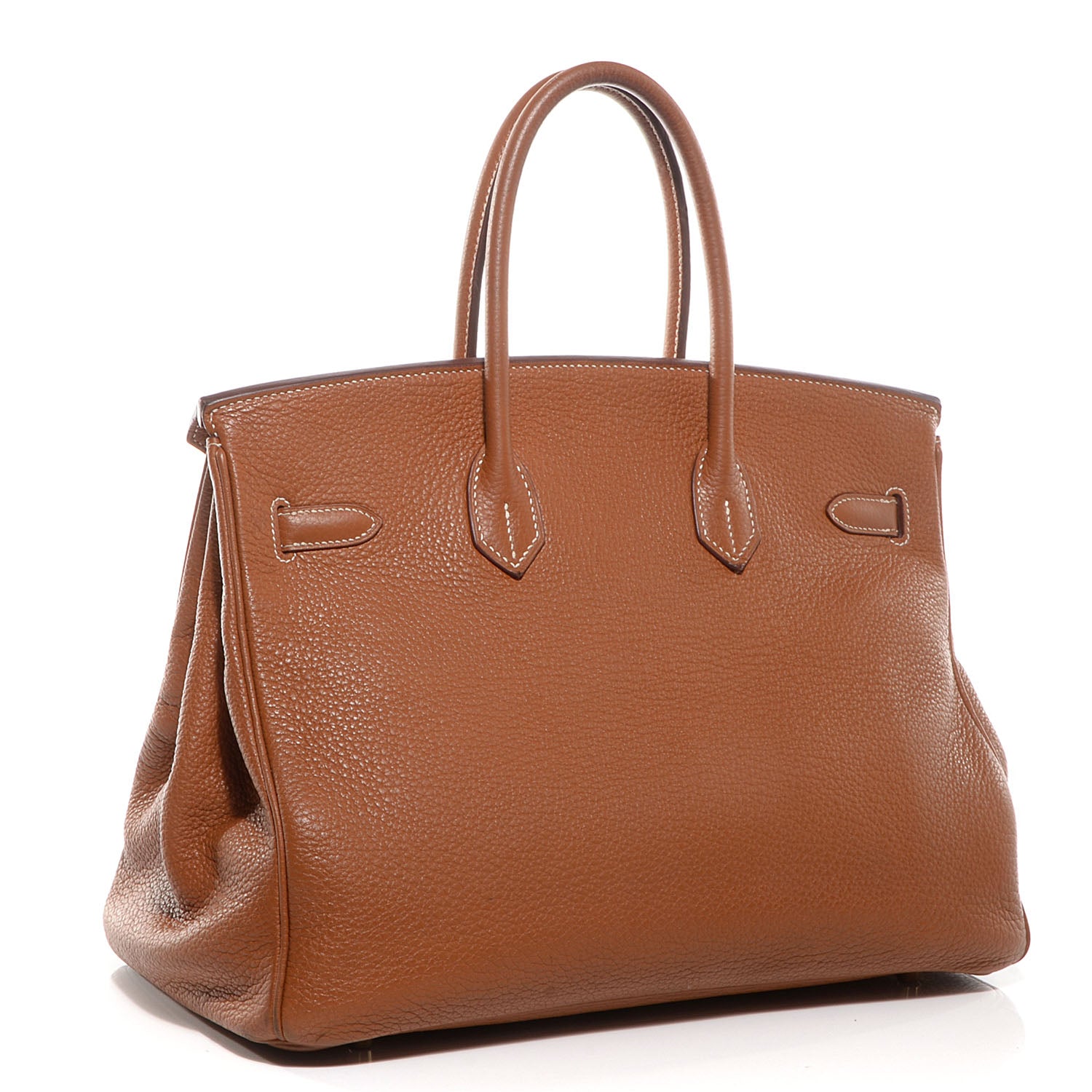 Hermes Taurillon Clemence Birkin 35 Gold 13 of 22