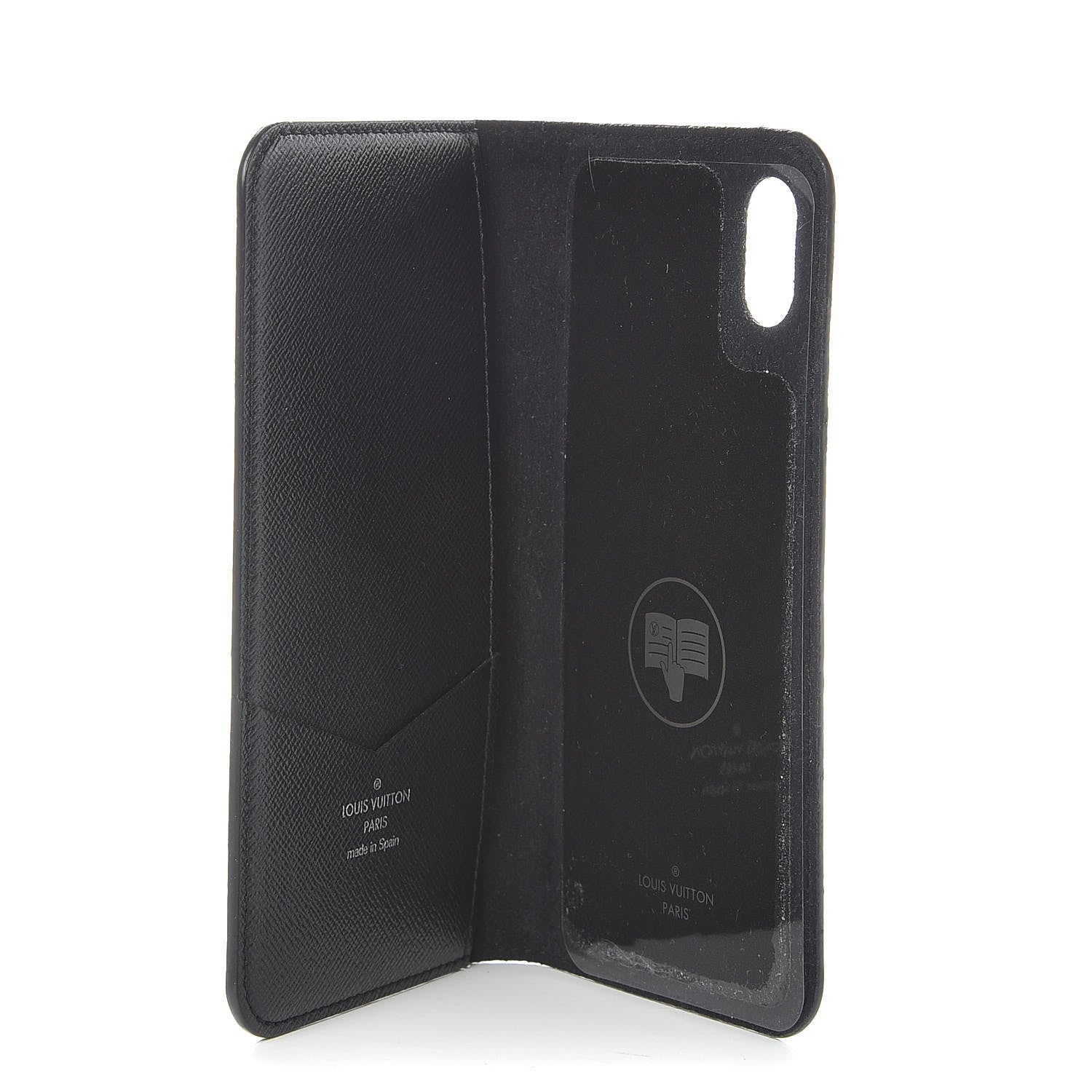 Louis Vuitton Monogram Eclipse iPhone XS Max Folio Case 7 of 10