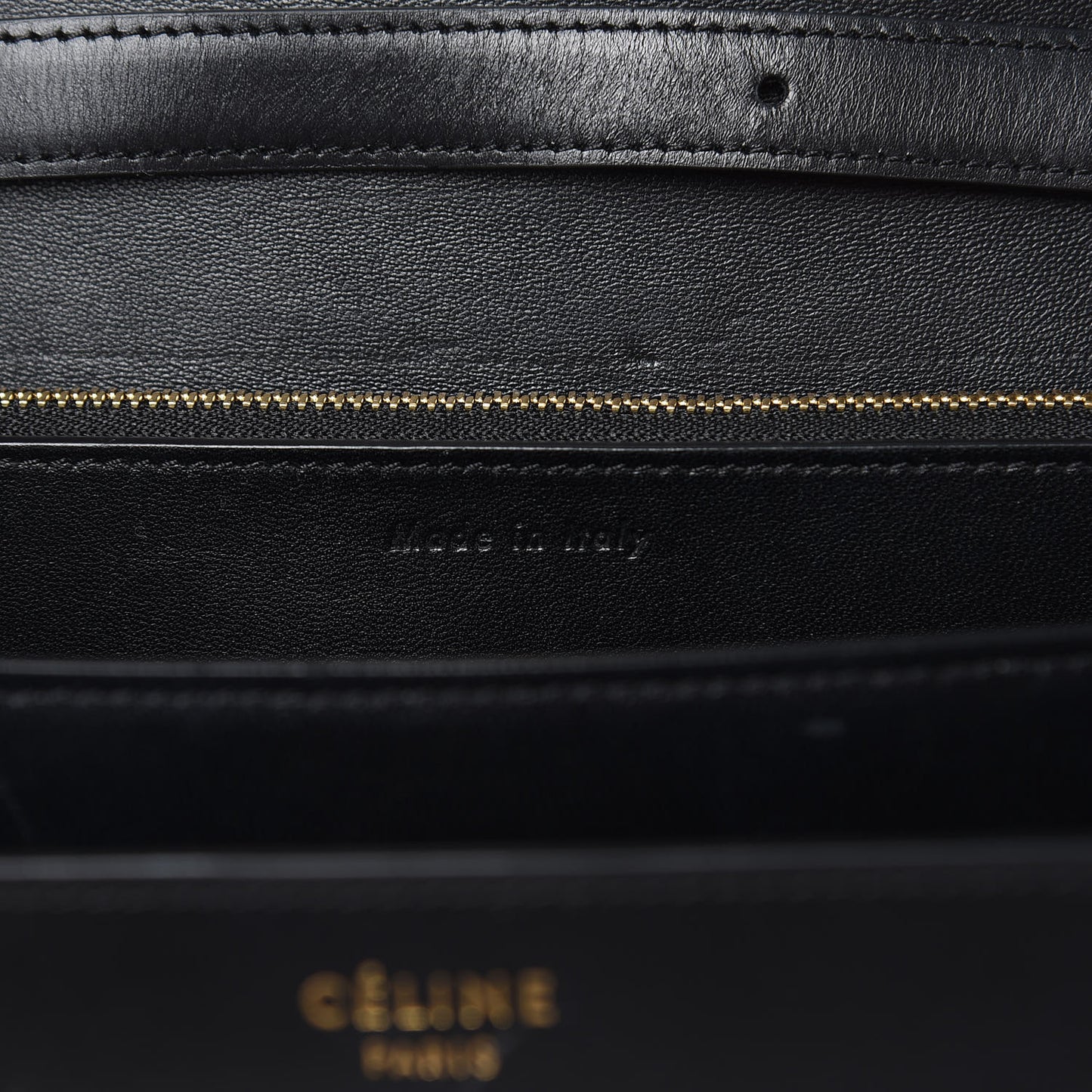 Box Calfskin Medium Classic Box Flap Bag Black