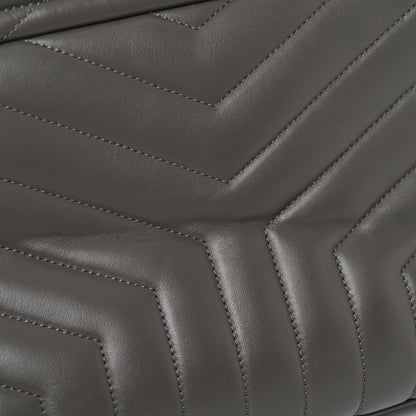 Saint Laurent Calfskin Y Quilted Monogram Medium Loulou Chain Satchel Asphalt 12 of 12