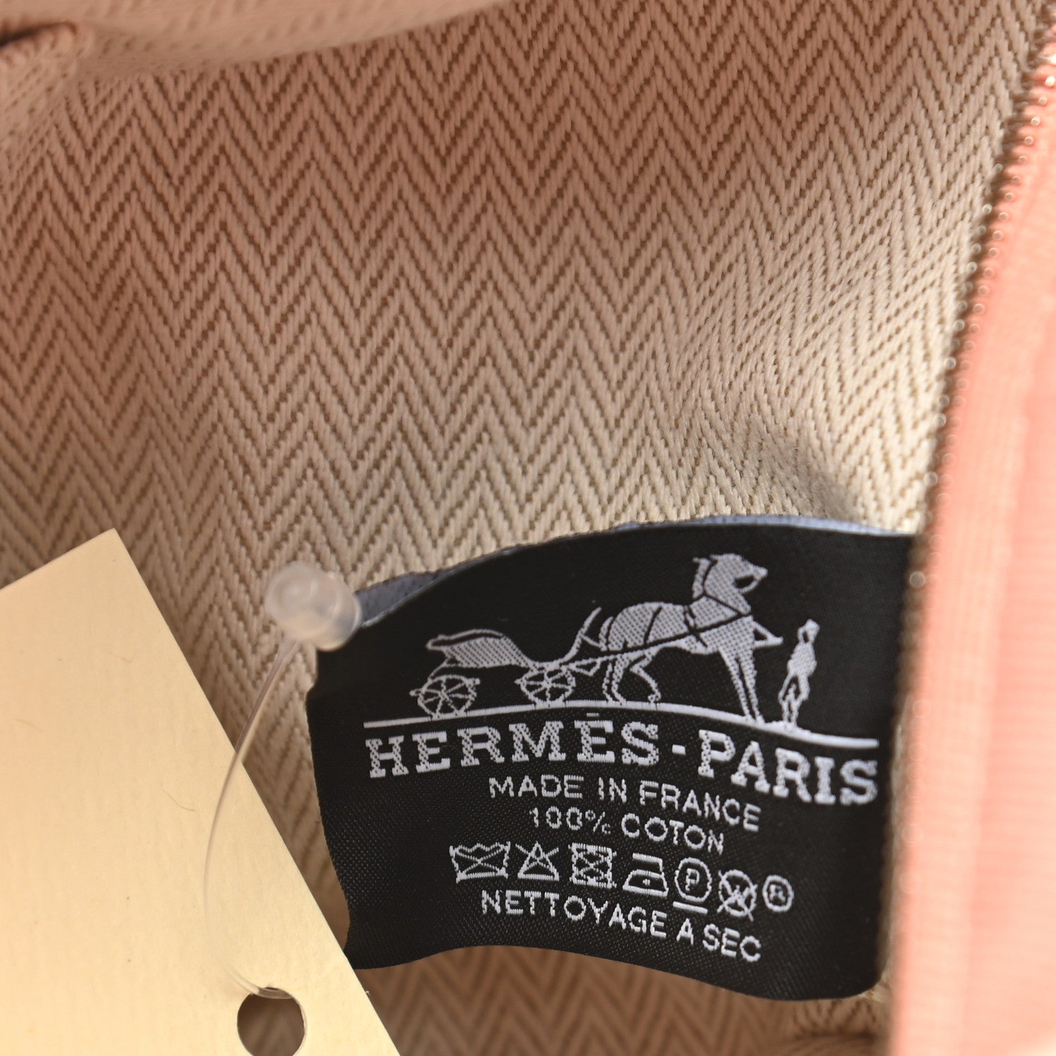 Hermes Canvas Small Bride-A-Brac Pouch Goyave 6 of 6